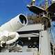 El actual cañón a bordo del USS Ponce. Foto: Marina de Estados Unidos